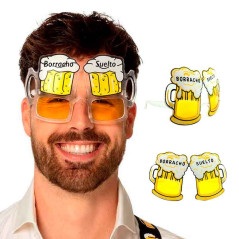 Lentes, gafas para cócteles tropicales (Pack 12 Uds)