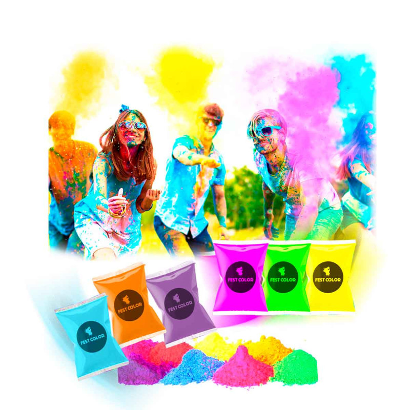 Polvos para carnavales (Pack de 6 uds)