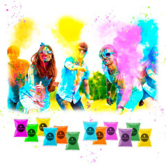 Carnavales , matrimonios, cumpleaños polvos de colores