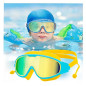 Máscara de natación buceo protección UV