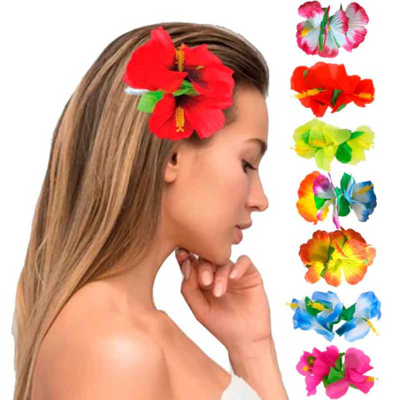 Gancho flor de hibisco