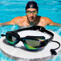 Lentes de natación UV antiempaño (estuche plata)