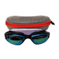 Lentes de natación UV antiempaño (estuche plata)