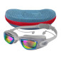 Lentes de natación UV antiempaño (estuche plata)