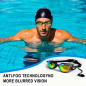 Lentes de natación UV antiempaño (estuche plata) UNIDAD Lentes de natación UV antiempaño (estuche plata) UNIDAD
