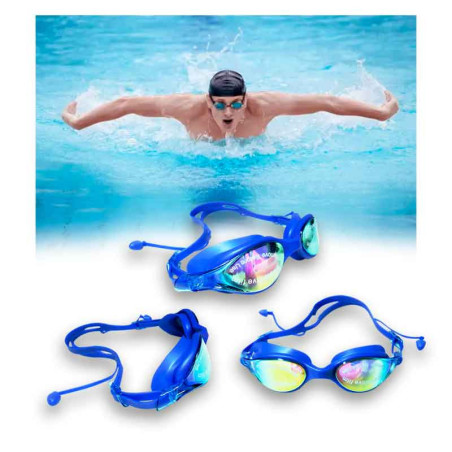 Lentes de natación UV antiempaño (Cod EBA1001)