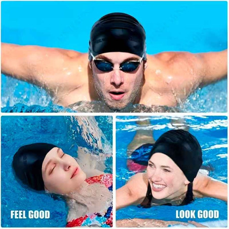 Gorra de natación CON OREJERAS