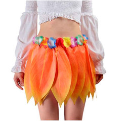 Falda de Hoja de Hula y Set de Hawaiano