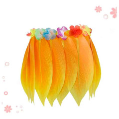 Falda de Hoja de Hula y Set de Hawaiano