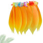 Falda de Hoja de Hula  AMARILLA y Set Hawaiano Luau