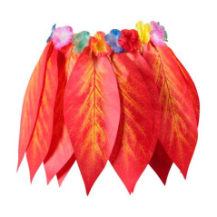 Falda de Hoja de Hula y Set de Hawaiano