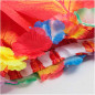 Falda de Hoja de Hula  ROJA  y Set Hawaiano Luau