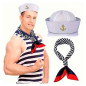 Sombrero redondo de Marinero más Bufanda (Pack 2 uds) Sombrero redondo de Marinero más Bufanda (Pack 2 uds)