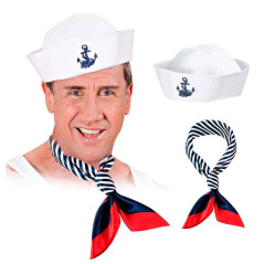 Sombrero redondo mas Bufanda  de marinero