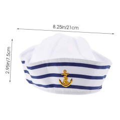 Sombrero redondo más bufanda  de marinero