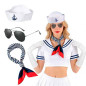 Boina - Lentes- Bufanda de Marinero (Pack x 3 uds)