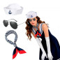 Boina - Lentes- Bufanda de Marinero (Pack x 3 uds)