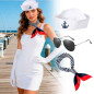 Boina - Lentes- Bufanda de Marinero (Pack x 3 uds)