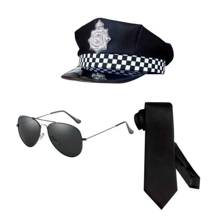 Accesorios policia (3 uds)