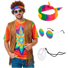 Accesorios Hippie Hombre (conjunto de 3 artículos)