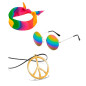 Accesorios Hippie hombre y Mujer  (pack 6 uds)