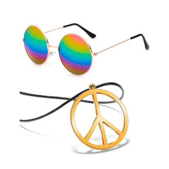 Accesorios Hippie Hombre y Mujer (conjunto de 6 artículos)