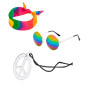 Accesorios Hippie hombre y Mujer  (pack 6 uds)