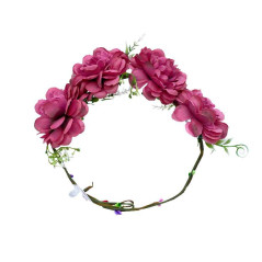 Orejas Elfa + Diadema flores (pack 2uds)