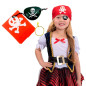 Juego de 3 accesorios para disfraz de capitán pirata