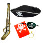 Juego de 5 accesorios para disfraz pirata