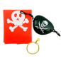 Juego de 4 accesorios para disfraz pirata