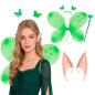 Juego de accesorios mariposa y Orejas elfo