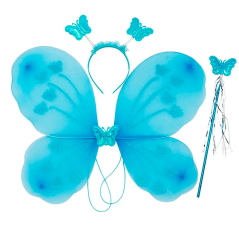 Juego de accesorios mariposa y orejas elfo