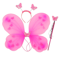 Juego de accesorios mariposa y orejas elfo