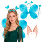 Juego de accesorios mariposa y Orejas elfo