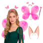 Juego de accesorios mariposa y Orejas elfo