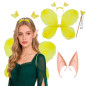 Juego de accesorios mariposa y Orejas elfo