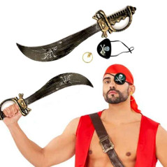Juego de 3 accesorios para disfraz  pirata