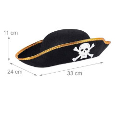 Sombrero para pirata ADULTOS
