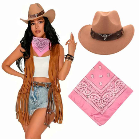Sombrero Vaquero + Bandana