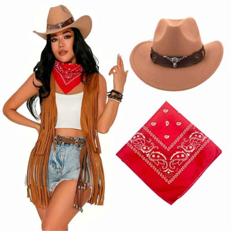 Sombrero Vaquero + Bandana
