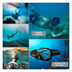 Máscara y Snorkel para jóvenes, adultos