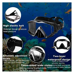 Máscara y Snorkel para jóvenes, adultos