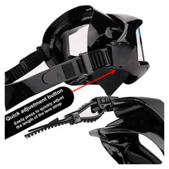 Máscara y Snorkel para jóvenes, adultos