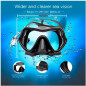Máscara y Snorkel para jóvenes, adultos (GRAVITAL)