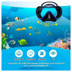 Máscara y Snorkel para jóvenes, adultos