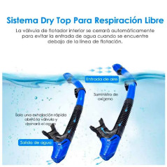 Máscara y Snorkel para jóvenes, adultos