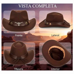 Sombrero Vaquera más Bandana
