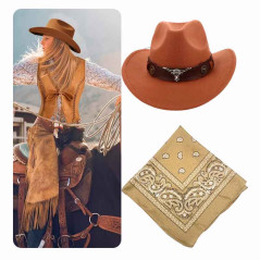 Sombrero Vaquera más Bandana