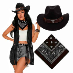 Sombrero Vaquera más Bandana